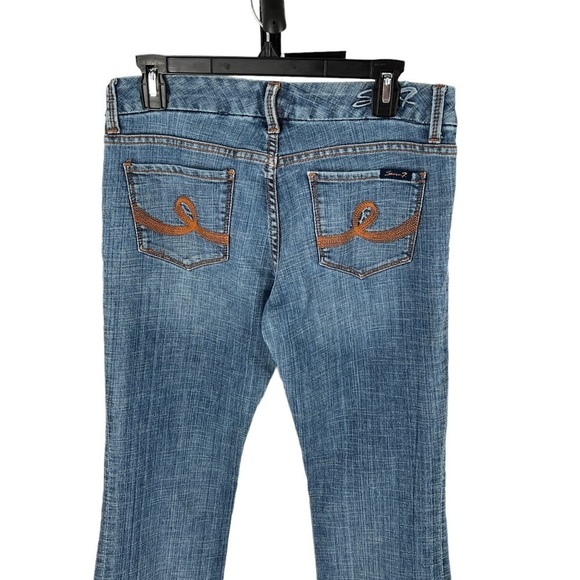 Seven7 Bootcut Jeans Midrise Medium Wash - Picture 5 of 7